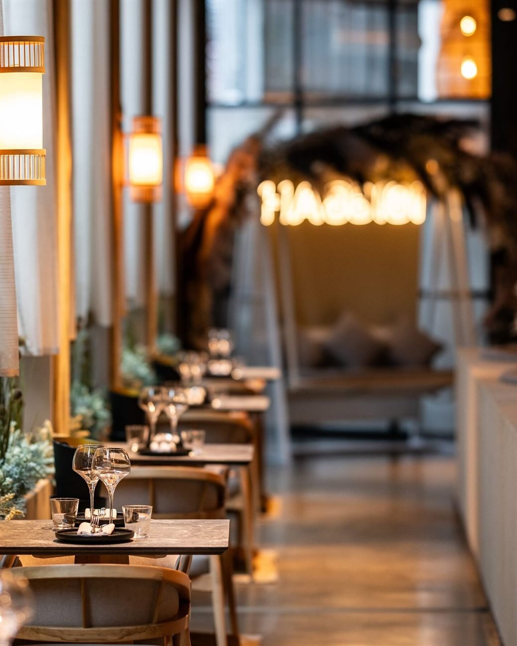 The Habibi dining room